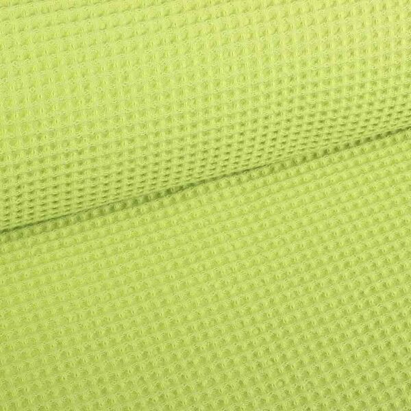 Waffle cotton dark lime