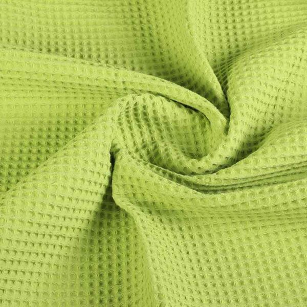 Waffle cotton dark lime