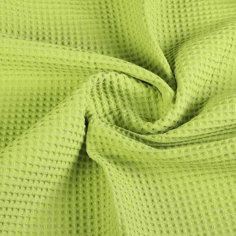 Waffle cotton dark lime