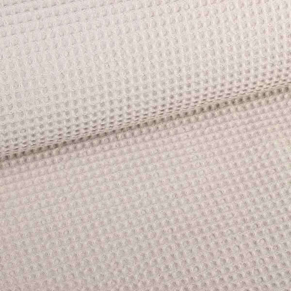 Waffle cotton light grey