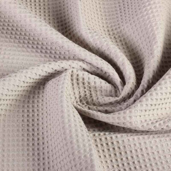Waffle cotton light grey