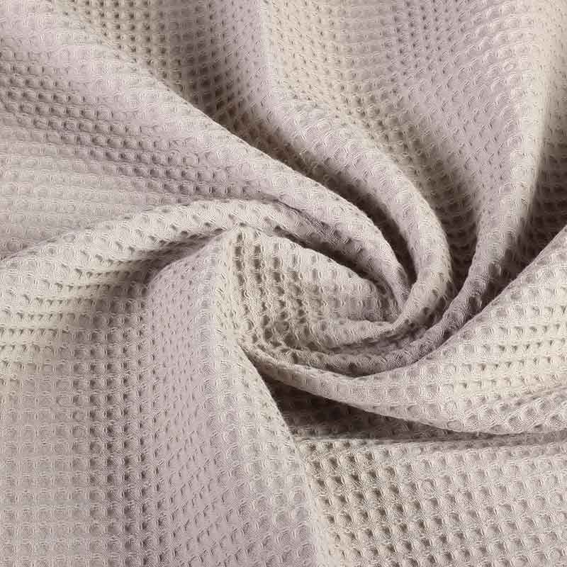 Waffle cotton light grey