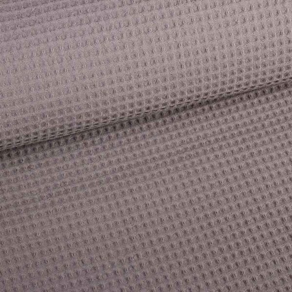 Waffle fabric dark grey