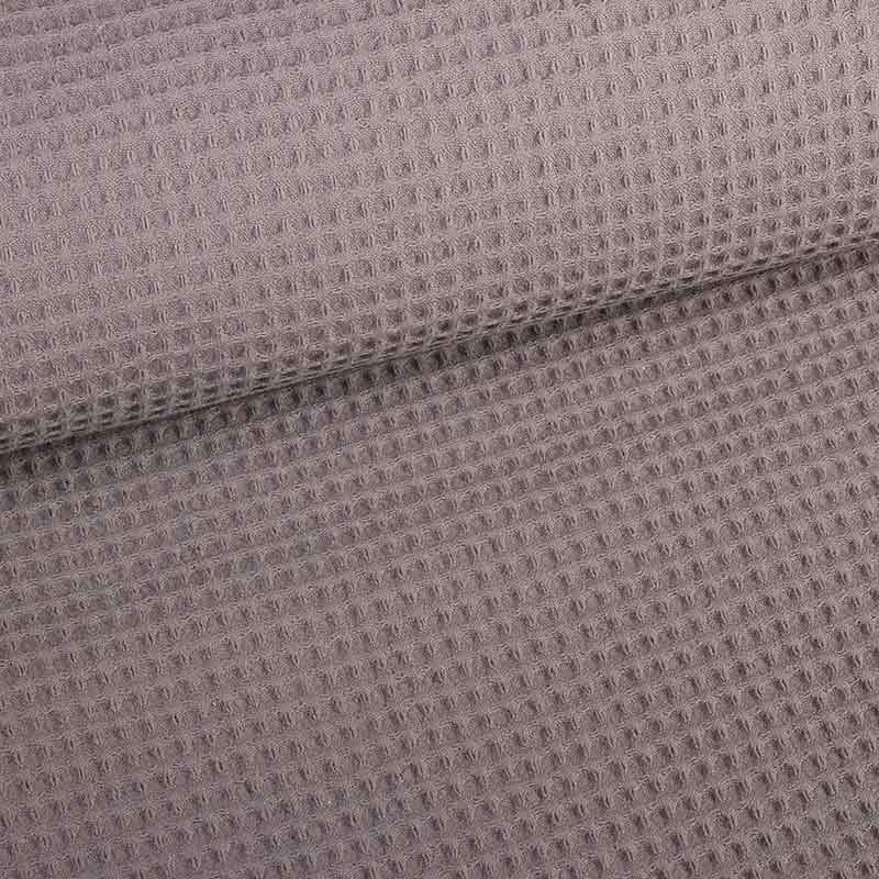 Waffle fabric dark grey