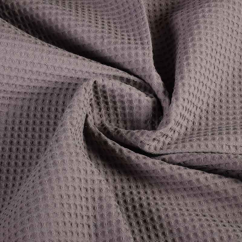 Waffle fabric dark grey