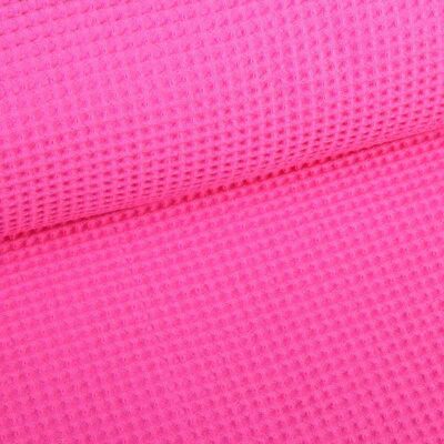 Waffle fabric fuchsia