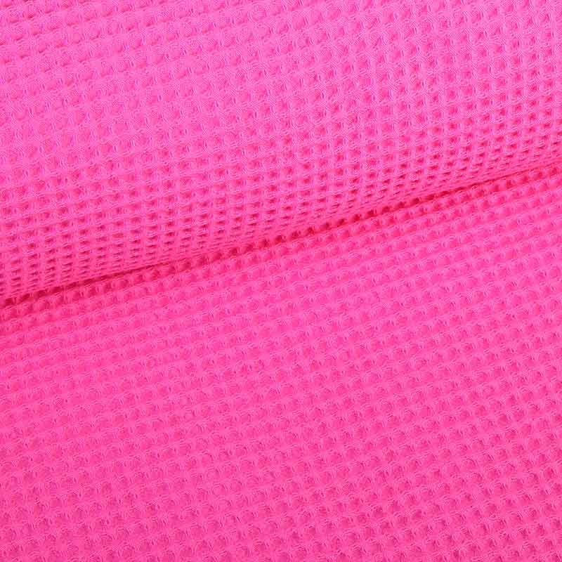 Waffle fabric fuchsia