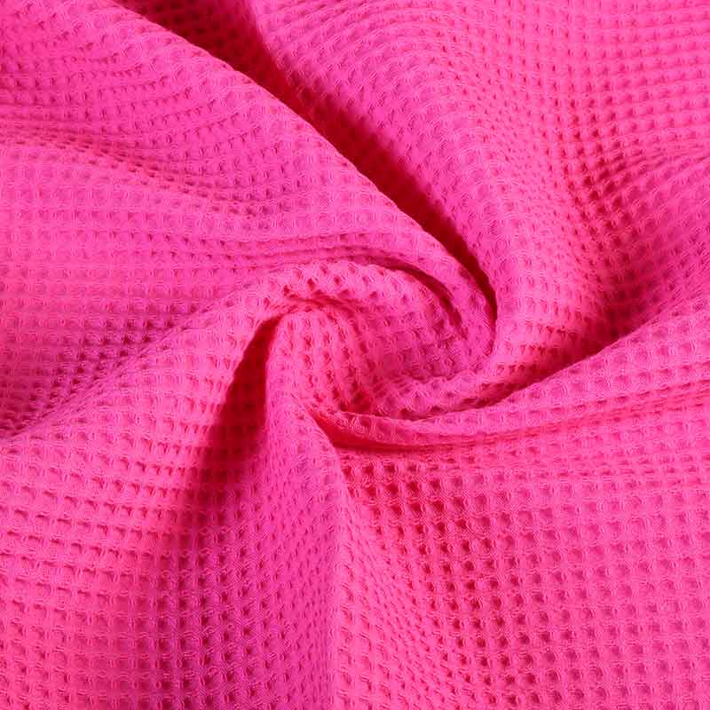 Waffle fabric fuchsia