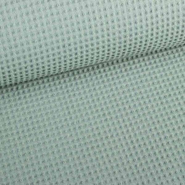 Waffle cotton dark olive green
