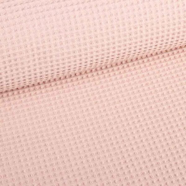 Waffle cotton dusty rose