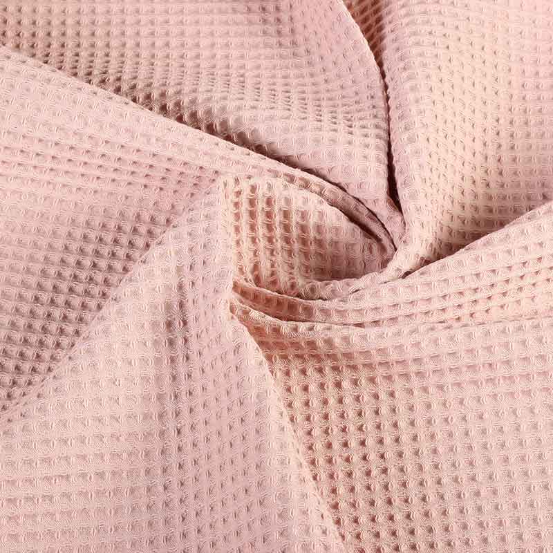 Waffle cotton dusty rose