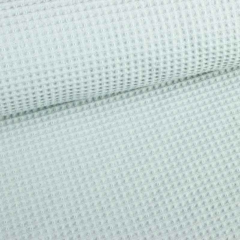Waffle cotton light sage green