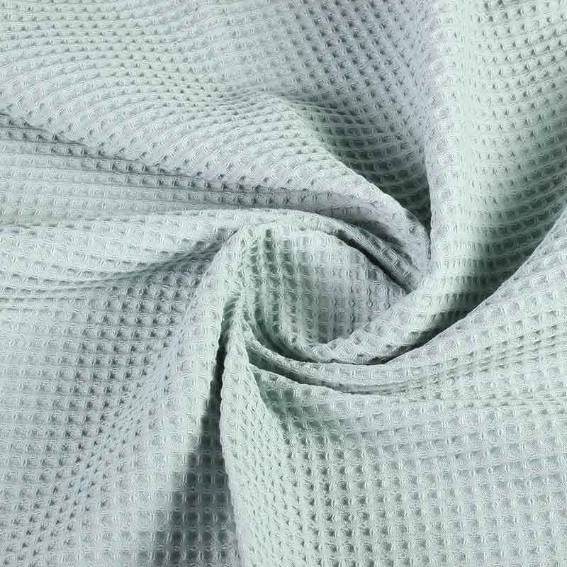Waffle cotton light sage green