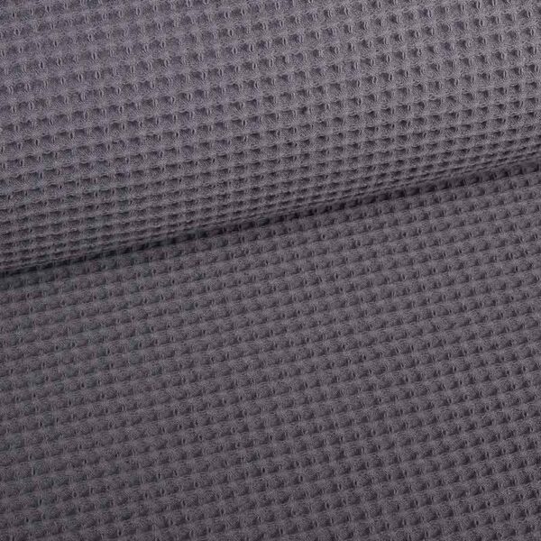 Waffle cotton anthracite