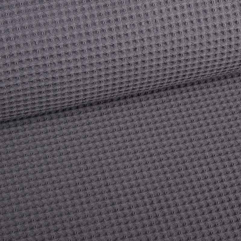 Waffle cotton anthracite