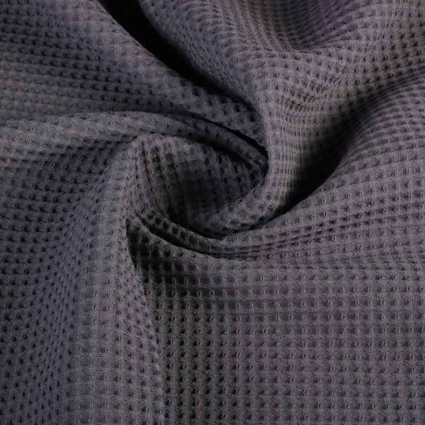 Waffle cotton anthracite