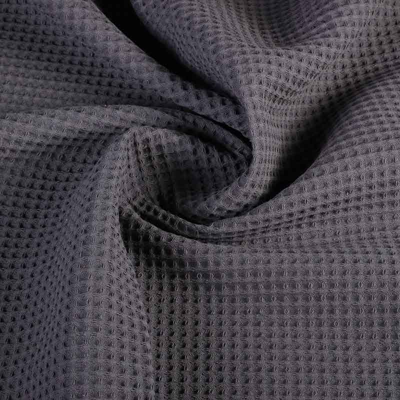 Waffle cotton anthracite