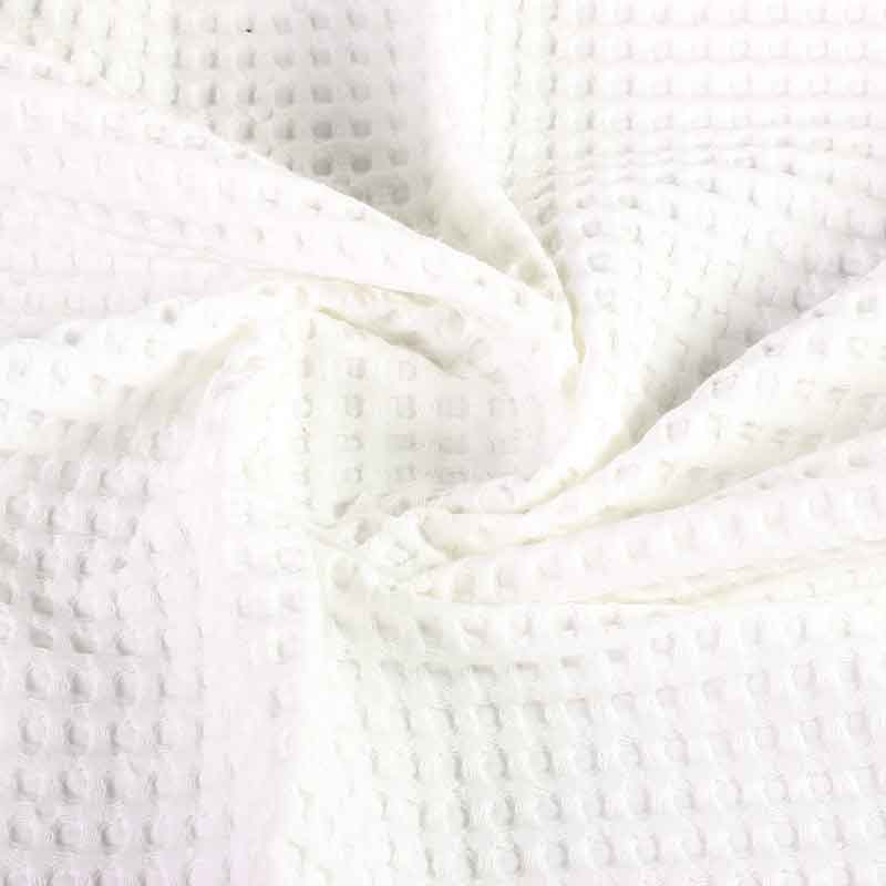 Waffle cotton large ecru