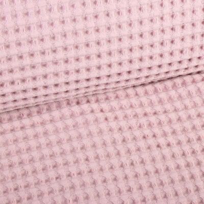 Waffle cotton dusty rose