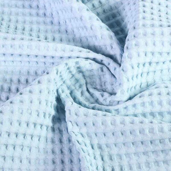 Waffle cotton large baby blue