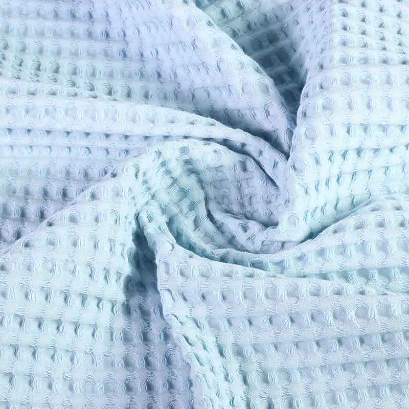 Waffle cotton large baby blue