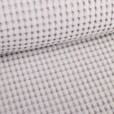 Waffle fabric light grey
