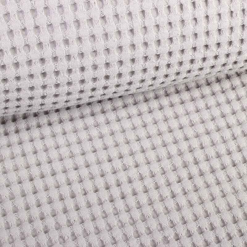 Waffle fabric light grey
