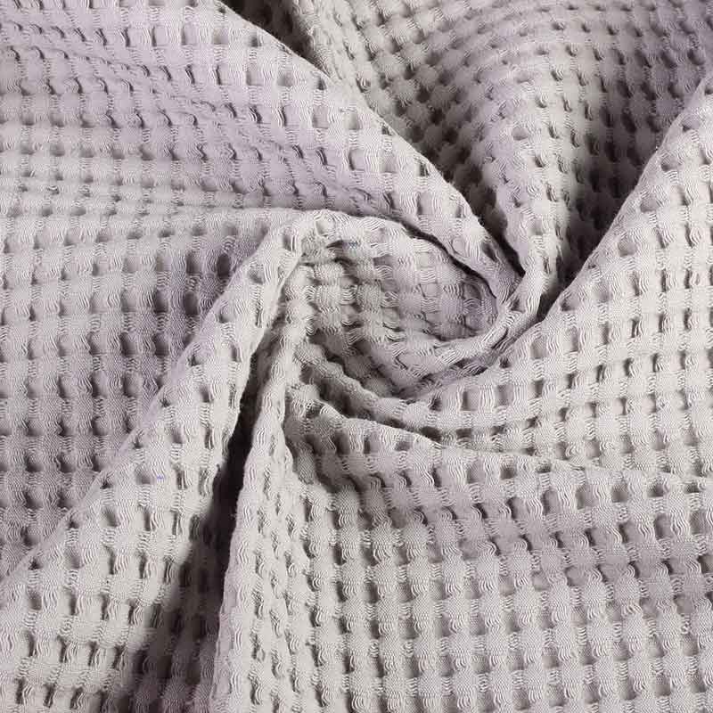 Waffle fabric light grey