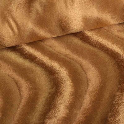 Velboa fabric camel