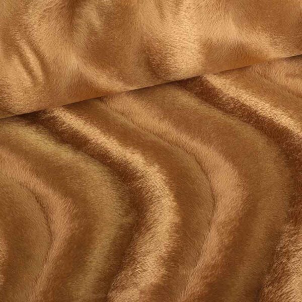 Velboa fabric camel