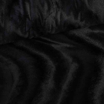 Velboa fabric black