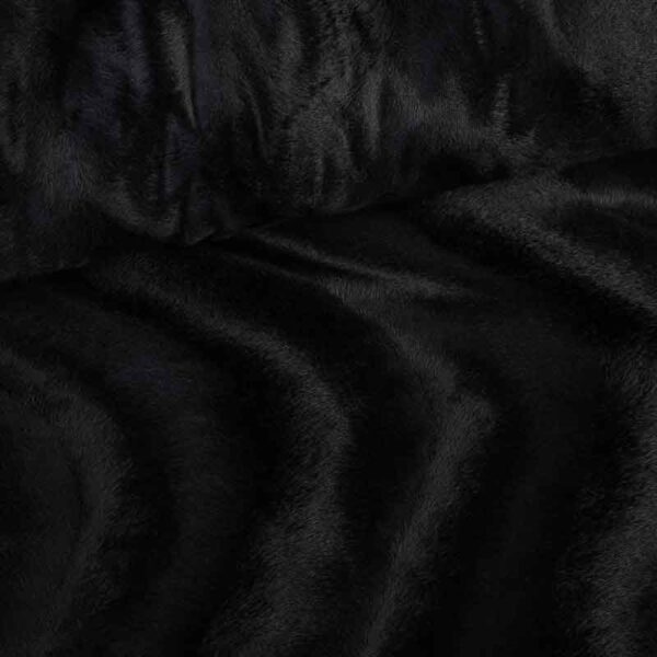 Velboa fabric black
