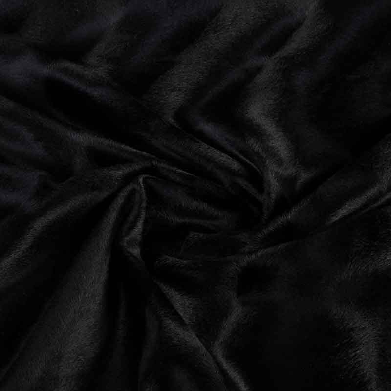 Velboa fabric black