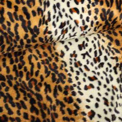 Velboa fabric panther print