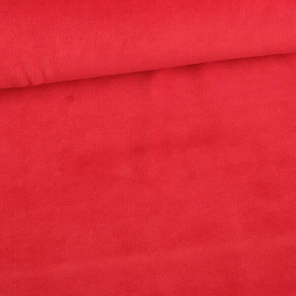Nicky velours fabric red