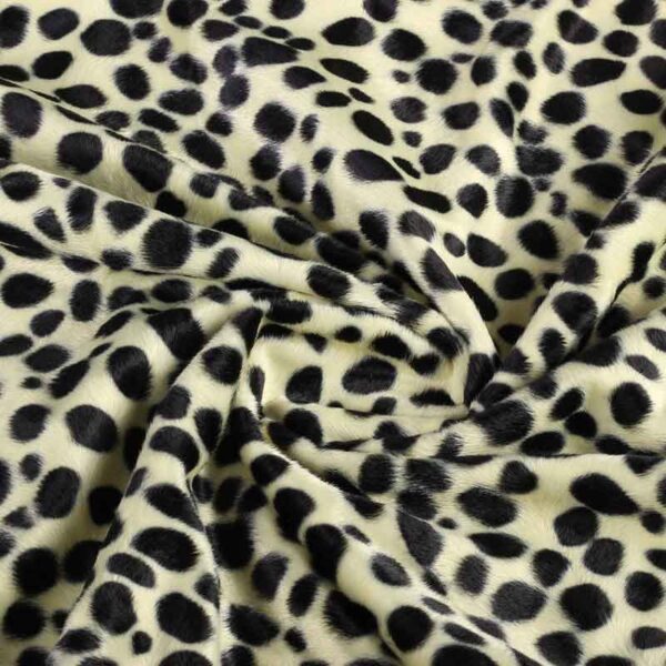 Velboa fabric cheetah print