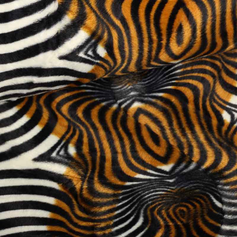 Velboa animal print fantasy tiger