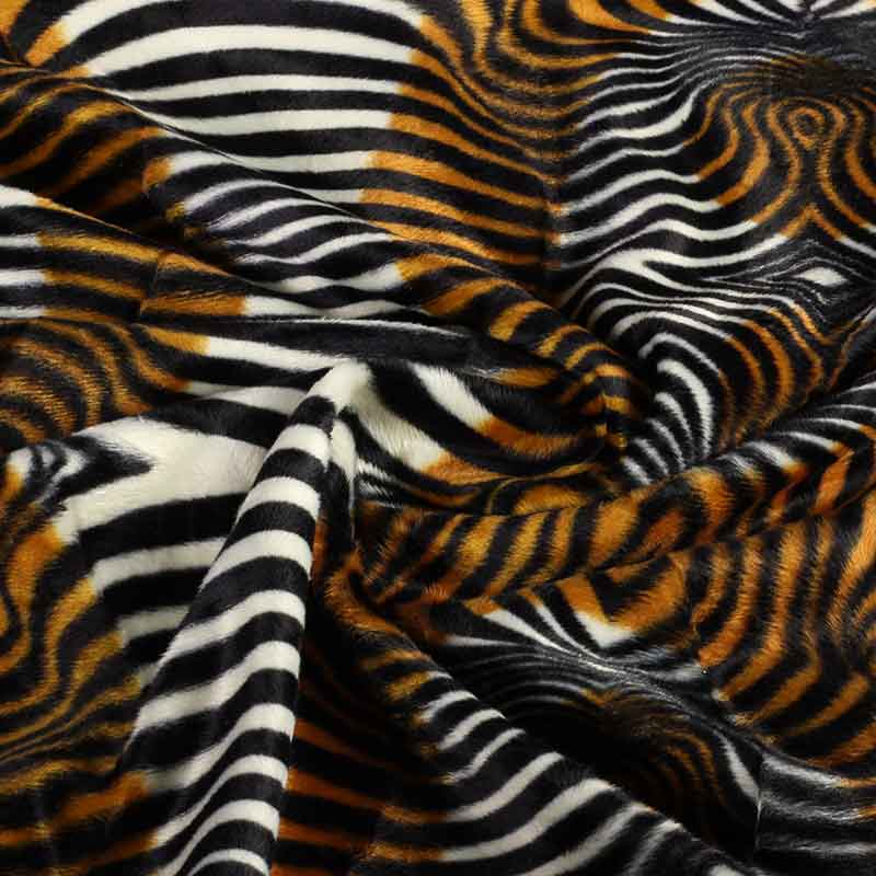 Velboa animal print fantasy tiger
