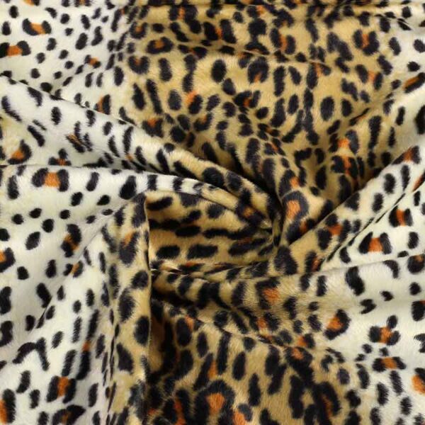 Velboa fabric panther