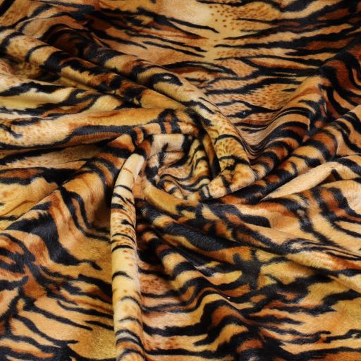 Velboa fabric panther