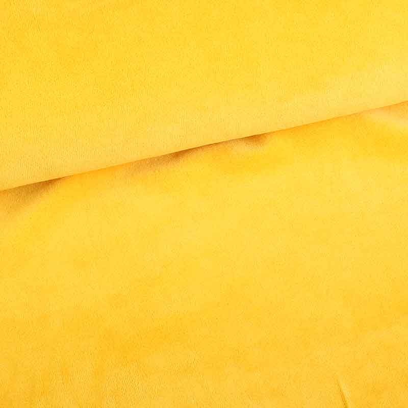 Nicky velours fabric mustard yellow