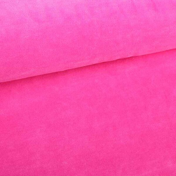 Nicky velours fabric fuchsia