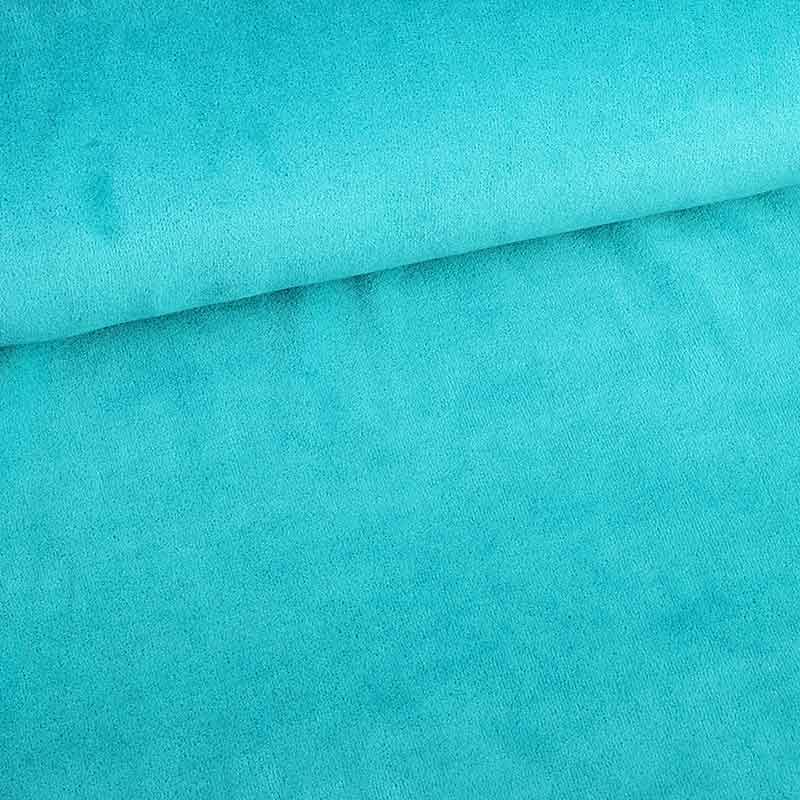 Nicky velours fabric petrol
