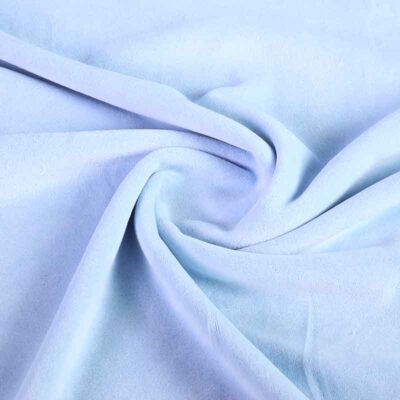 Nicky velours fabric baby blue