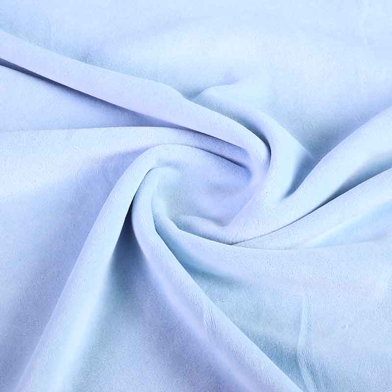 Nicky velours fabric baby blue