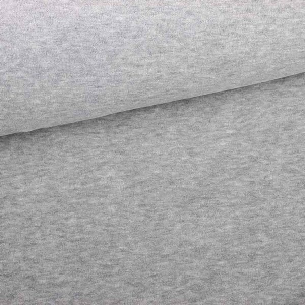 Nicky velours fabric grey marl