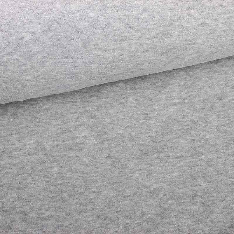 Nicky velours fabric grey marl
