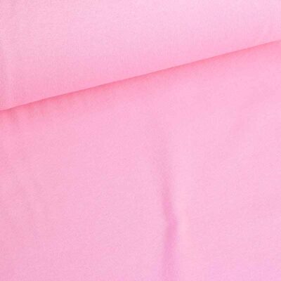Rib binding fabric pink