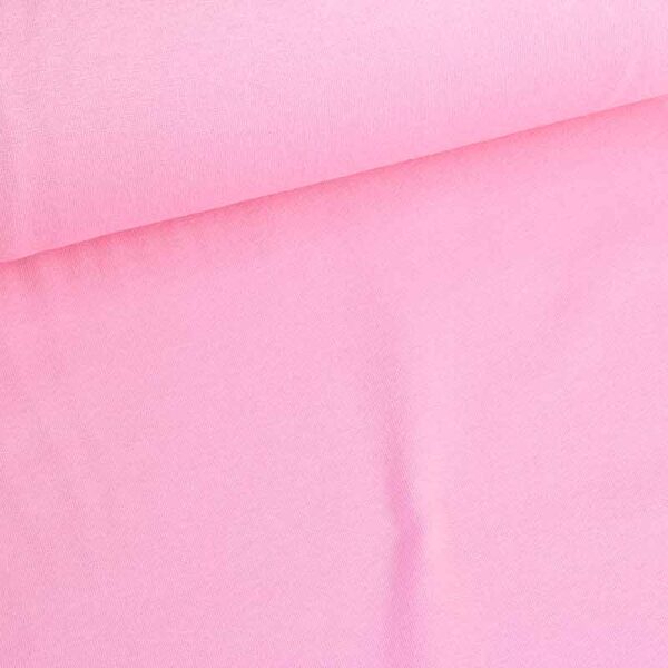 Rib binding fabric pink