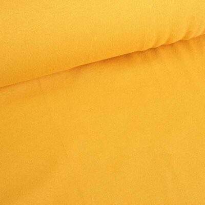 Ribbing fabric ochre yellow